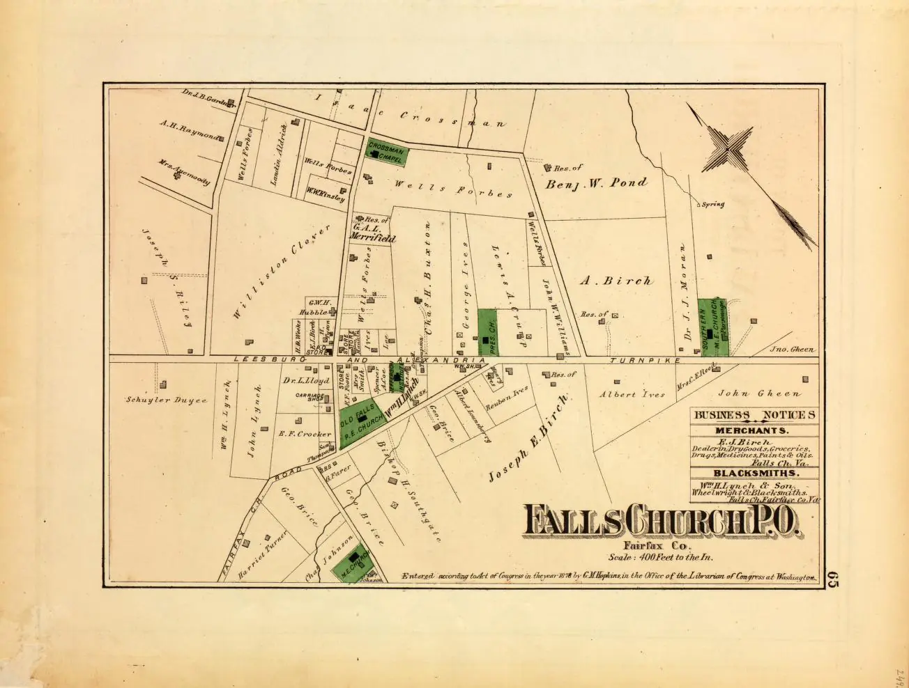 Mapa: Ciudad de Falls Church